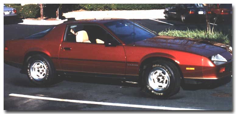 Rich McCoy's 1987 Chevrolet Camaro Sport Coupe - Stock - Feb, 1989