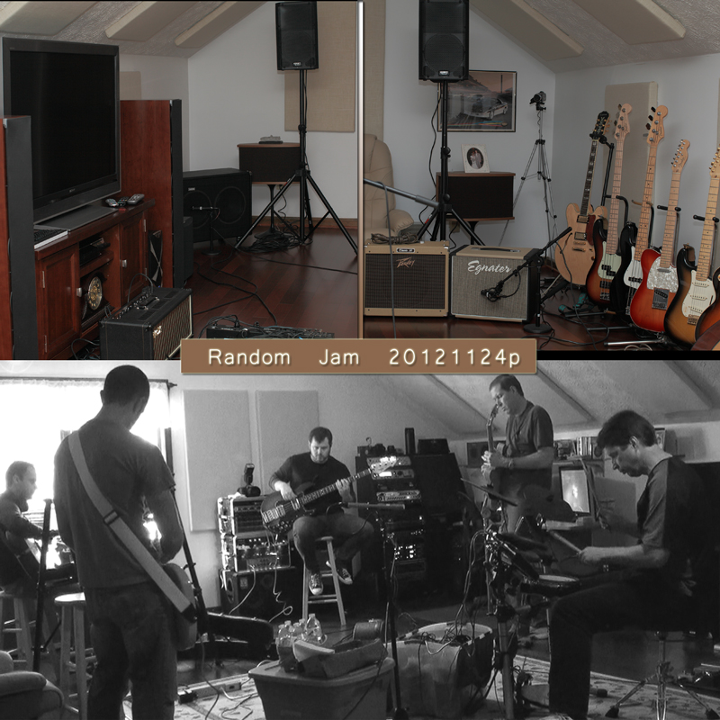 'Live Random Jam In Studio  - Nov 24, 2012' Cover Art